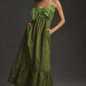 Hutch Sleeveless Bow Maxi Dress NWT Anthropologie